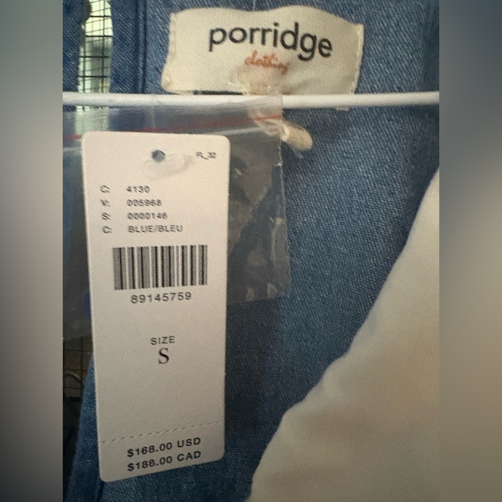 Porridge/Anthropologie Blue Denim Dress - Picture 2 of 4